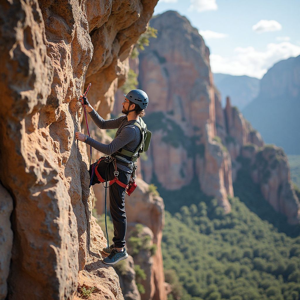 Technical climbing instruction